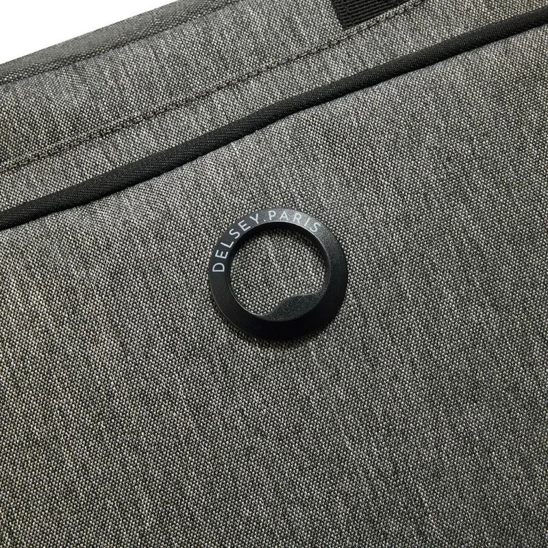 Бизнес компютърна чанта Delsey за 15,6 инча лаптоп, сив цвят